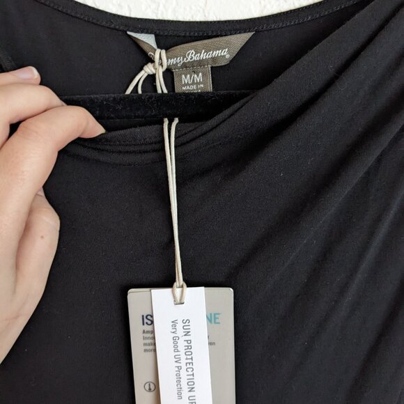 Tommy Bahama Black Maxi Dress UVF 30 - Picture 2 of 5